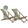 Beliani Cadeira loungerelax ANZIO