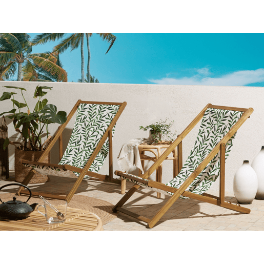 Beliani Cadeira loungerelax ANZIO