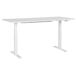 Beliani Escritorio regulable Destines 180x80 Beliani Escritorio regulable Destines 180x80 Blanco
