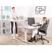 Beliani Escritorio regulable Destines 180x80 Beliani Escritorio regulable Destines 180x80 Blanco