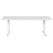 Beliani Escritorio regulable Destines 180x80 Beliani Escritorio regulable Destines 180x80 Blanco