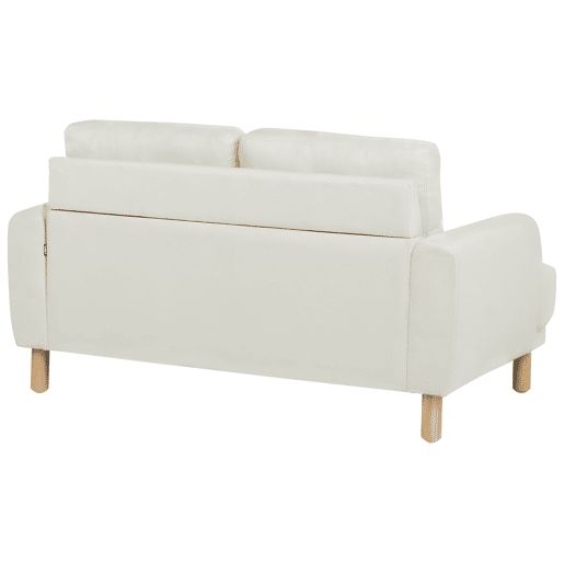 Sofá TUVE Tecido Branco creme 2 lugares