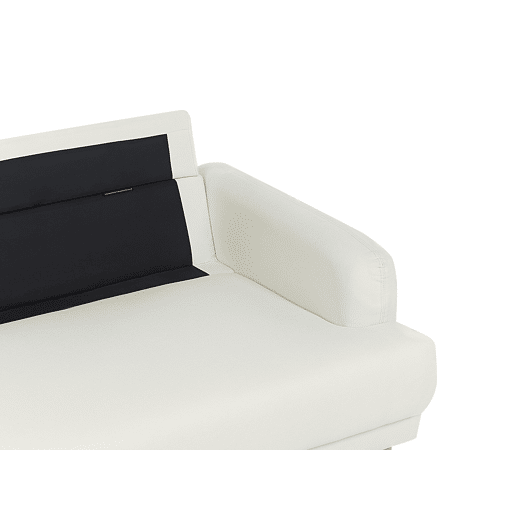 Sofá TUVE Tecido Branco creme 2 lugares