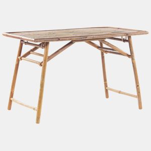 Mesa de refeição de jardim MOLISE 120 cm 69 cm Madeira de bambu Castanho claro