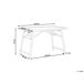 Beliani Mesa plegable MOLISE Beliani Mesa plegable MOLISE Marron