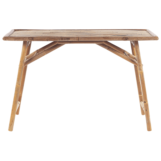 Mesa de refeição de jardim MOLISE 120 cm 69 cm Madeira de bambu Castanho claro