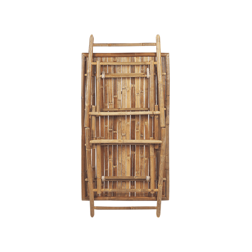 Mesa de refeição de jardim MOLISE 120 cm 69 cm Madeira de bambu Castanho claro