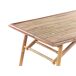 Beliani Mesa plegable MOLISE Beliani Mesa plegable MOLISE Marron