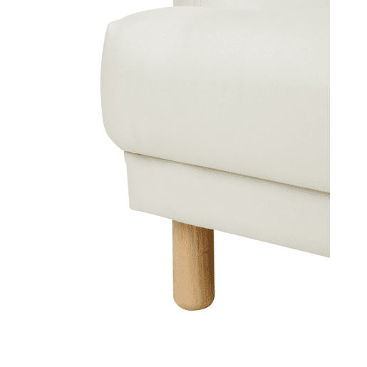 Poltrona TUVE Tecido Branco creme