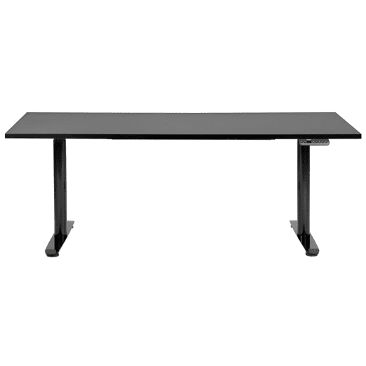 Secretária de pé ajustável eletricamente DESTINAS Preto 180 cm 80 cm