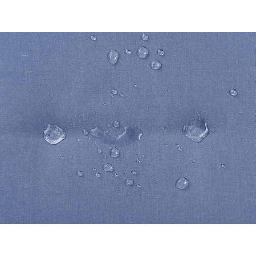 Conjunto de 8 almofadas de encostoassento MAUI 40 x 54 cm Azul