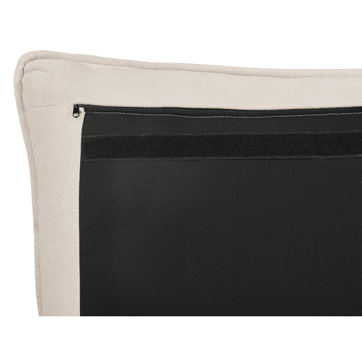 Cama baú Tecido BAJONNA 160 x 200 cm Creme claro