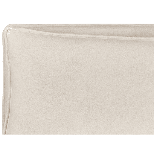 Cama baú Tecido BAJONNA 180 x 200 cm Creme claro