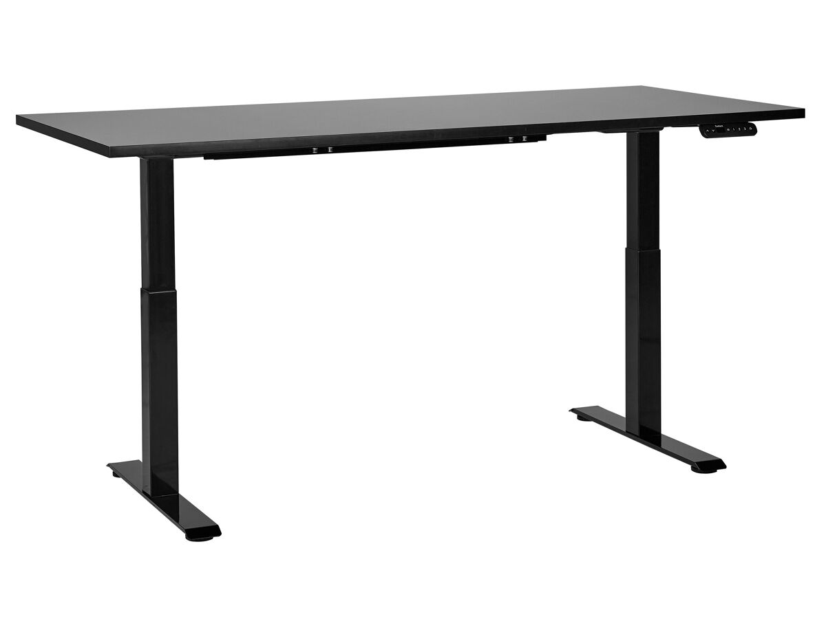 Beliani Escritorio regulable Destines 180x80 Negro
