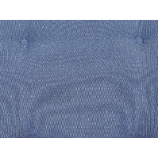 Conjunto de 2 almofadas de encostoassento MAUI 40 x 54 cm Azul