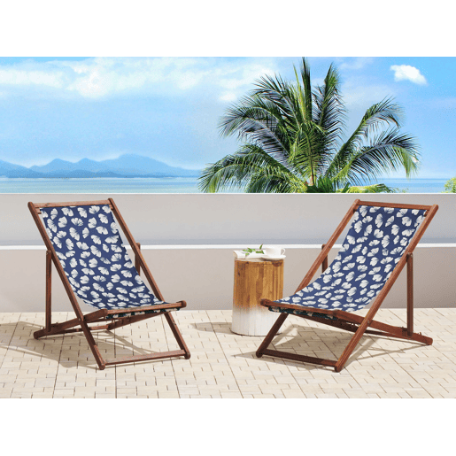 Beliani Cadeira loungerelax ANZIO