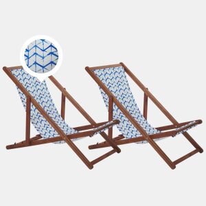 Beliani Cadeira loungerelax ANZIO