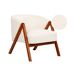 Beliani Sillón SKEI Beliani Sillón SKEI Blanco/ Beige