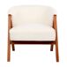 Beliani Sillón SKEI Beliani Sillón SKEI Blanco/ Beige
