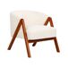 Beliani Sillón SKEI Beliani Sillón SKEI Blanco/ Beige