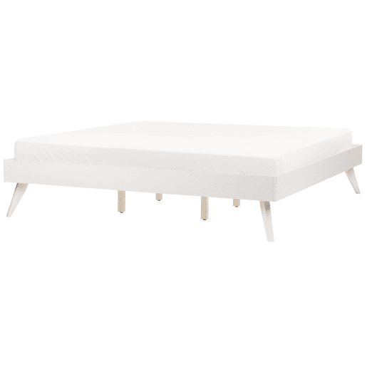 Cama sem cabeceira BERRIC 180 x 200 cm Branco