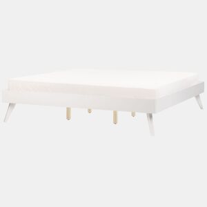 Cama sem cabeceira BERRIC 180 x 200 cm Branco