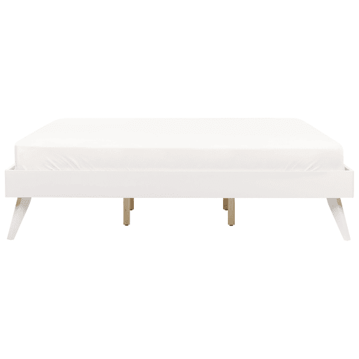 Cama sem cabeceira BERRIC 180 x 200 cm Branco