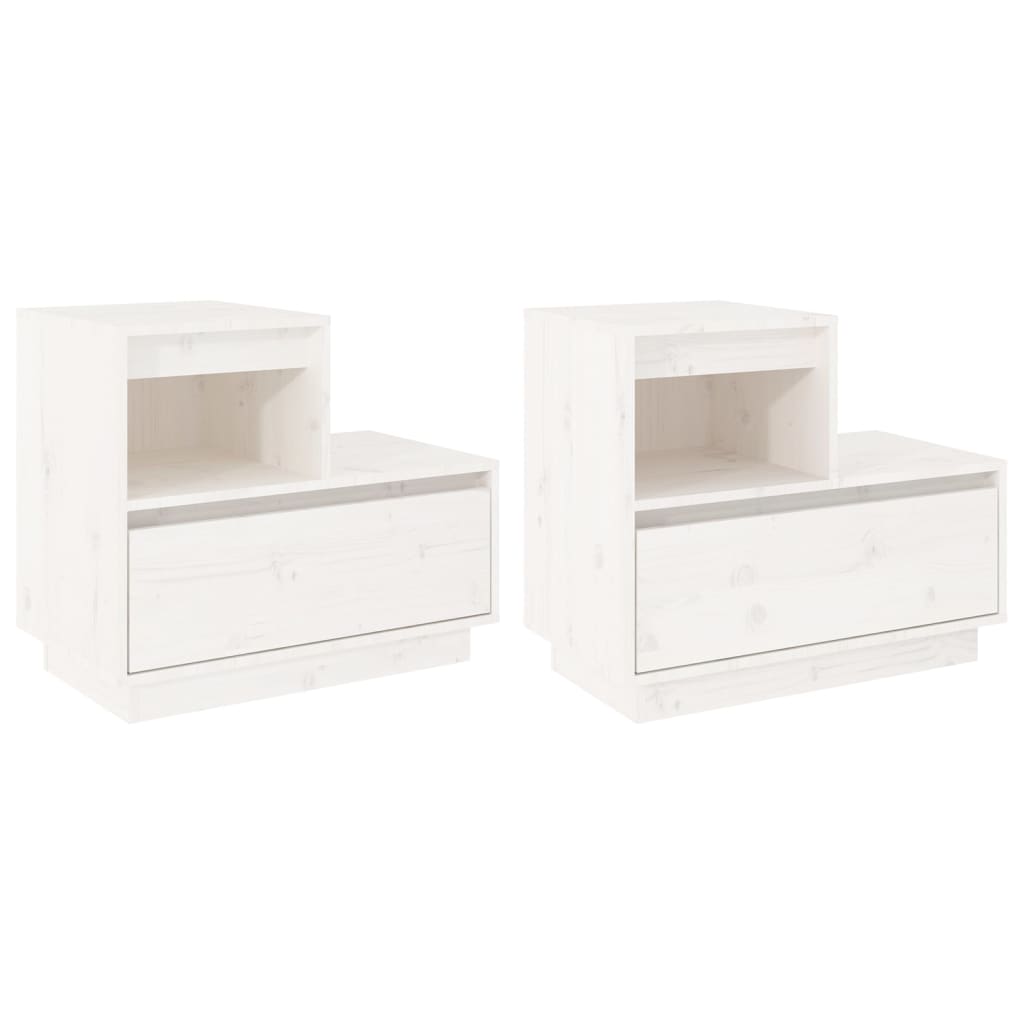 2 Mesita de noche 60 Blanco