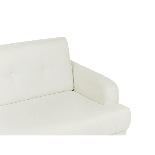 Sofá TUVE Tecido Branco creme 3 lugares Sofá TUVE Tecido Branco creme 3 lugares