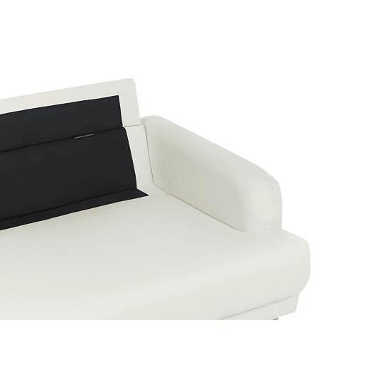 Sofá TUVE Tecido Branco creme 3 lugares Sofá TUVE Tecido Branco creme 3 lugares