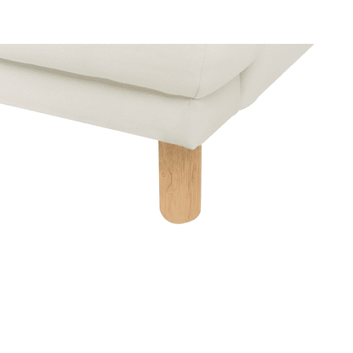 Sofá TUVE Tecido Branco creme 3 lugares Sofá TUVE Tecido Branco creme 3 lugares
