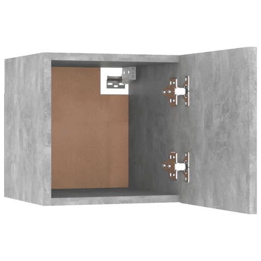 vidaXL Mesa de cabeceira derivados de madeira cinzento cimento vidaXL Mesa de cabeceira derivados de madeira cinzento cimento