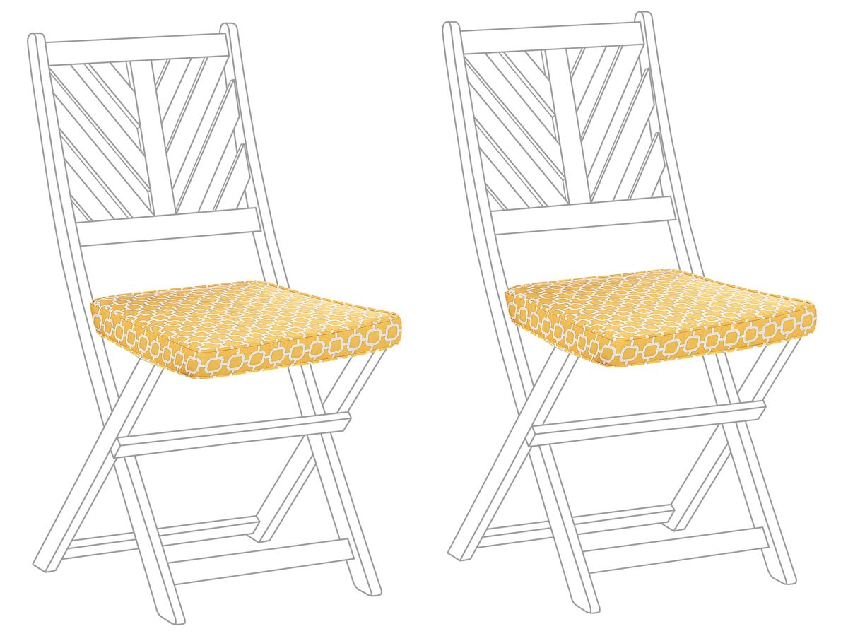 Beliani Cojín de asiento TERNI 34x37