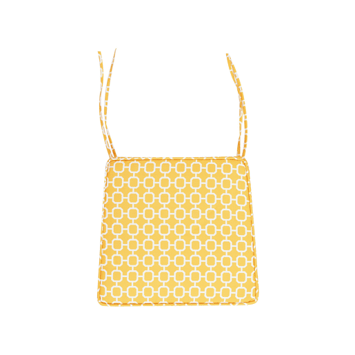 Conjunto de 2 almofadas de cadeira para jardim TERNI 37 x 34 cm Amarelo