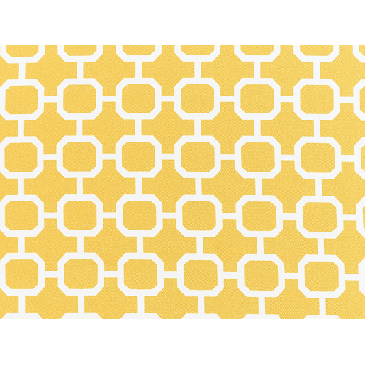 Conjunto de 2 almofadas de cadeira para jardim TERNI 37 x 34 cm Amarelo