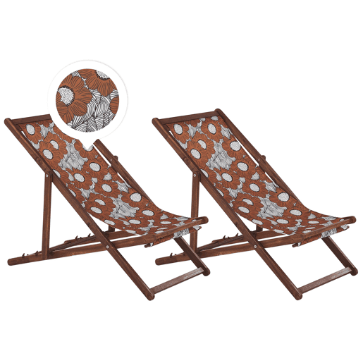 Beliani Cadeira loungerelax ANZIO
