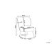 Beliani Sillón VOSS Beliani Sillón VOSS Beige