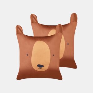 Beliani Almofada decorativa TEDDYBEAR