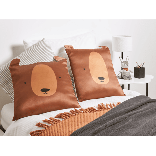 Beliani Almofada decorativa TEDDYBEAR