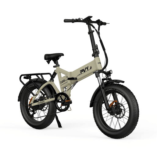 Nova Bicicleta Elétrica PVY Z20 Plus 1000 - 250W, 48V16.5AH, 120KM Autonomia