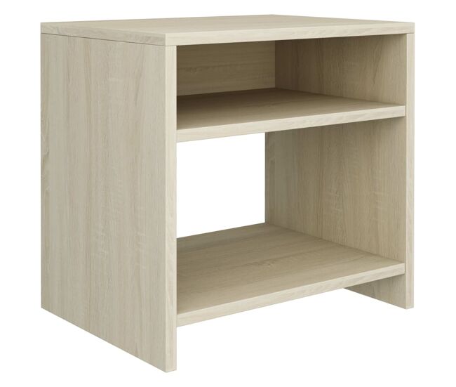 Vidaxl mesita de noche madera contrachapada roble sonoma 40x30x40 cm