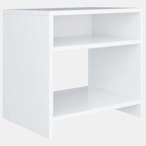 vidaXL Mesa de cabeceira 40x30x40 cm derivados de madeira branco