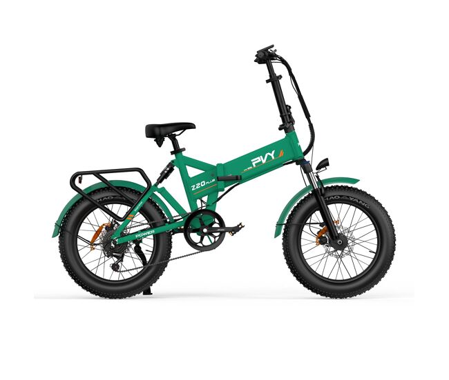 Descubre la bicicleta eléctrica pvy z20 plus 1000 con motor de 250w y batería de 48v16.5ah