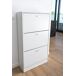 Zapatero Madera, Tres Puertas 63 Zapatero Madera, Tres Puertas 63 Blanco