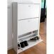 Zapatero Madera, Tres Puertas 63 Zapatero Madera, Tres Puertas 63 Blanco