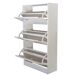 Zapatero Madera, Tres Puertas 63 Zapatero Madera, Tres Puertas 63 Blanco