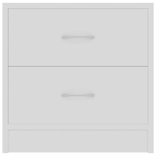 vidaXL Mesas de cabeceira 2 pcs 40x30x40cm derivados de madeira branco