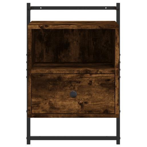 vidaXL Mesas cabeceira 2 pcs 40x30x61cm deriv. madeira carvalho fumado vidaXL Mesas cabeceira 2 pcs 40x30x61cm deriv. madeira carvalho fumado