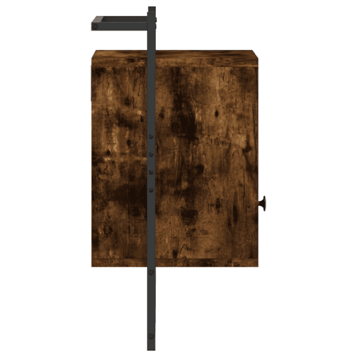 vidaXL Mesas cabeceira 2 pcs 40x30x61cm deriv. madeira carvalho fumado vidaXL Mesas cabeceira 2 pcs 40x30x61cm deriv. madeira carvalho fumado