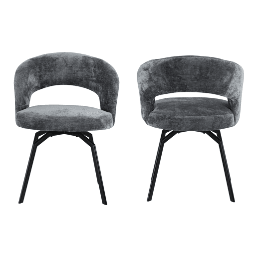 Silla de chenilla gris EHBA